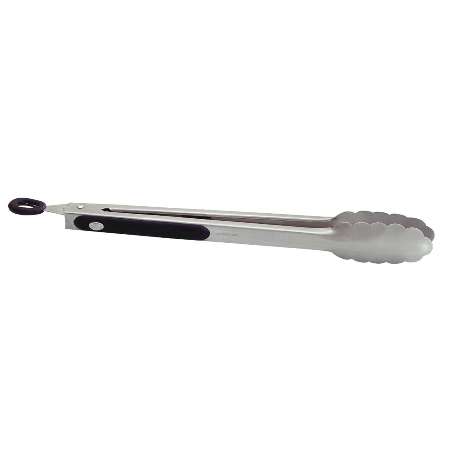 Locking Stainless Steel Tongs, 12"