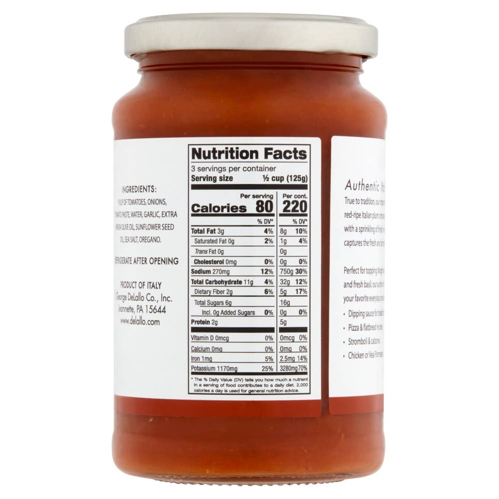 Imported Italian Pizza Sauce