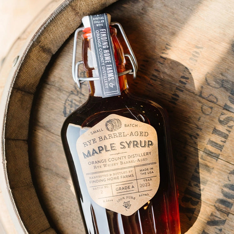 Rye-Barrel Aged Maple Syrup