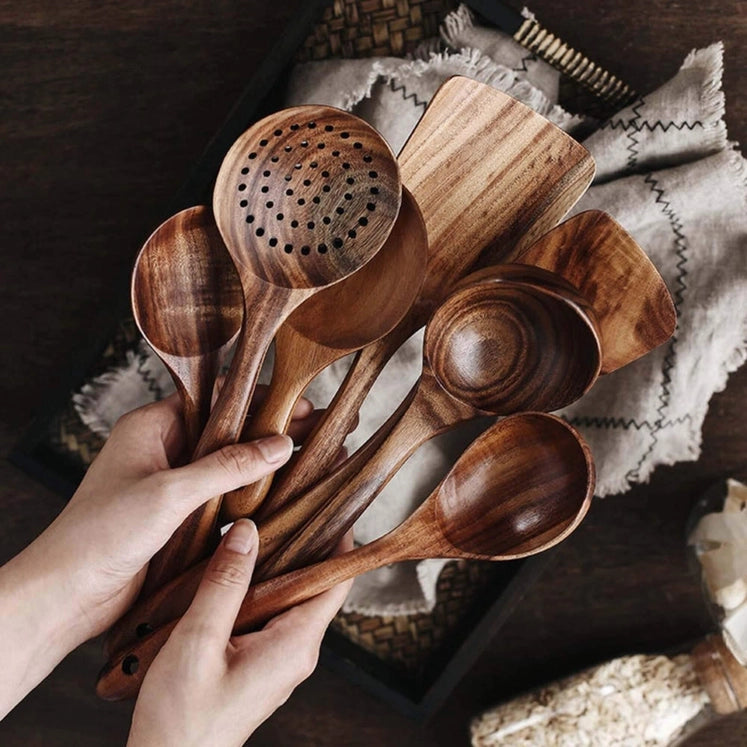 Traditional Teak Utensils